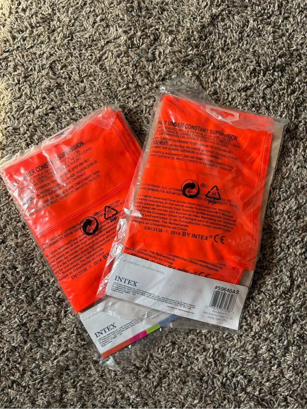 Intex Kids Swim Arm Bands - Orange